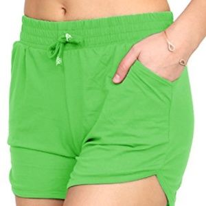 Viv Collection Shorts Size Sm HUNTER GREEN